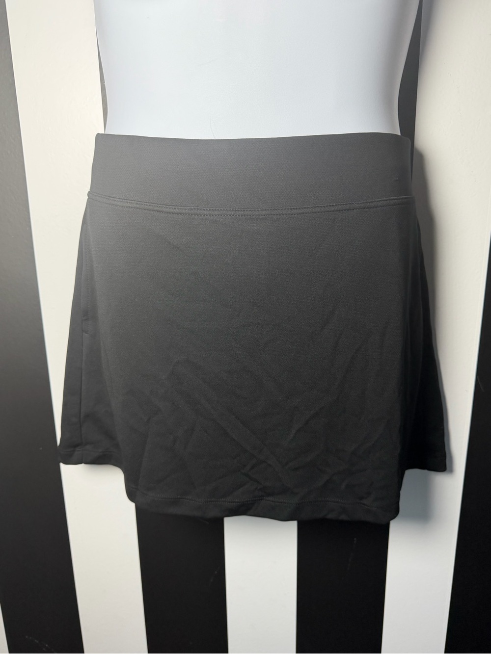 Jack Nicklaus Classic Black Sporty Golf Skort with Pockets: SZ XL